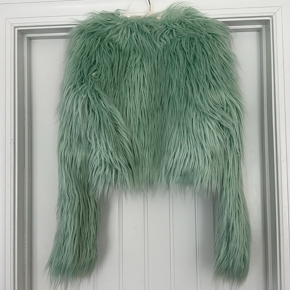Green mint shag jacket - Picture 5 of 5
